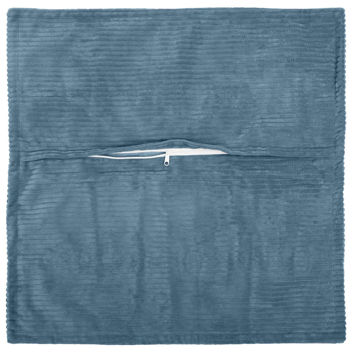 Cushion Cover 6 pcs HOUTEN Blue 80 x 80 cm Corduroy