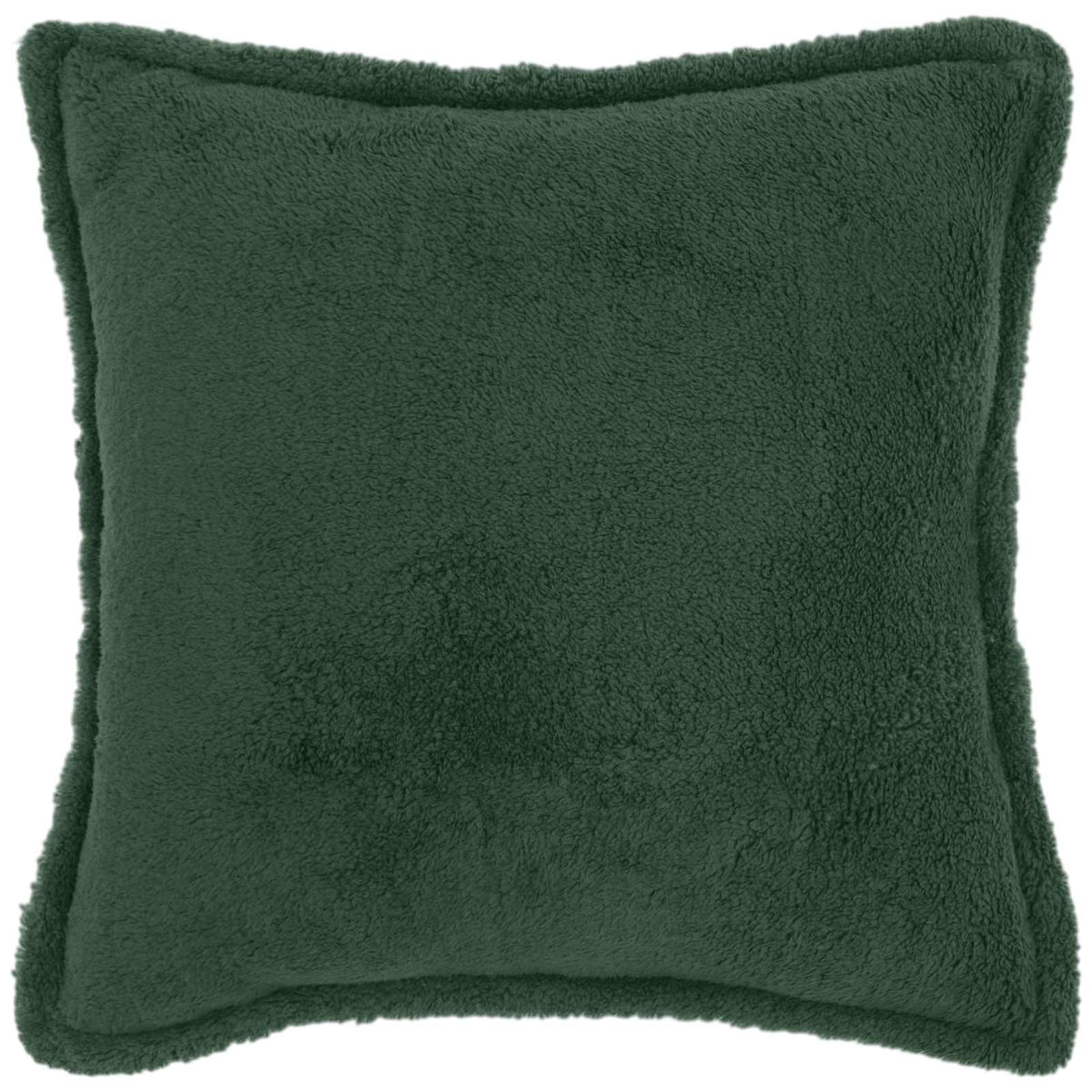 Cushion Cover 2 pcs HOUTEN Dark Green 80 x 80 cm Bouclé