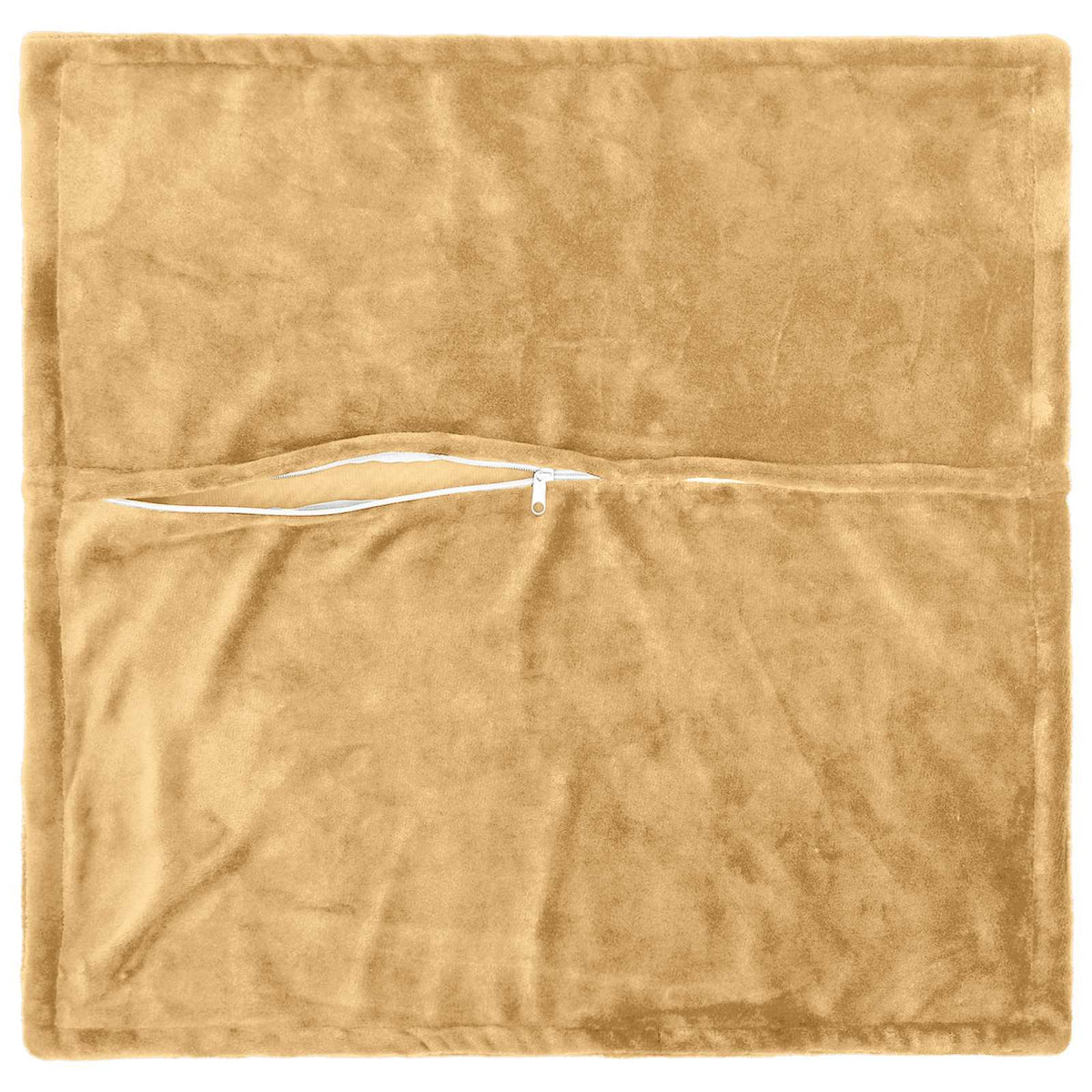Cushion Cover 6 pcs HOUTEN Taupe 80 x 80 cm Flannel