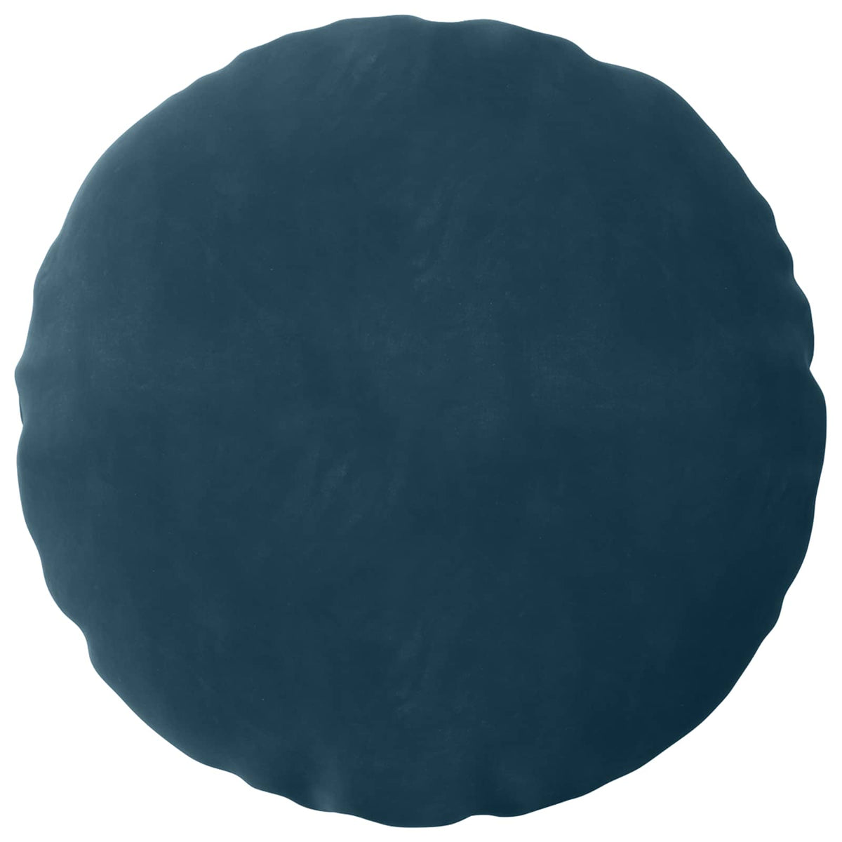 Cushion Cover 6 pcs HEERLEN Blue Ø 30 cm Velvet