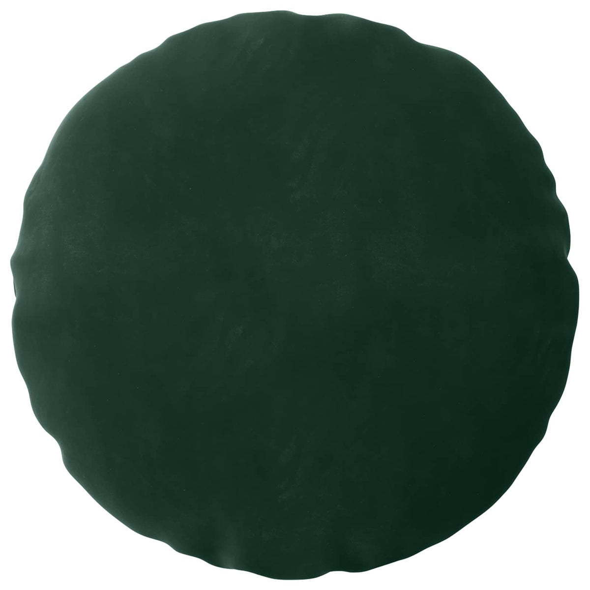 Cushion Cover 6 pcs HEERLEN Dark Green Ø 30 cm Velvet