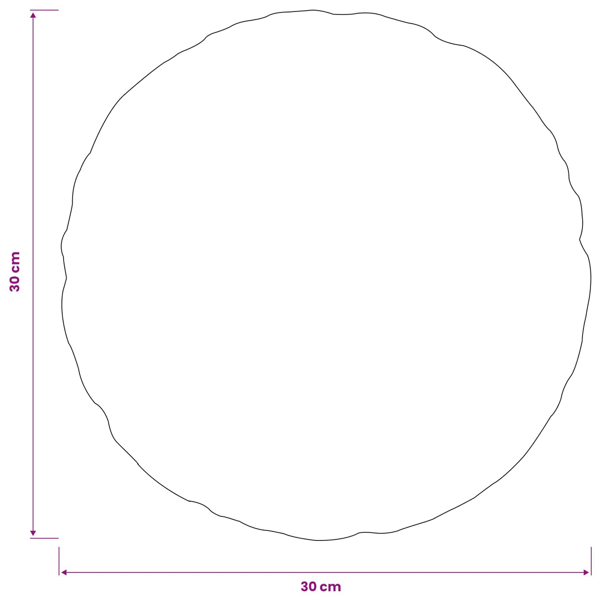 Cushion Cover 6 pcs HEERLEN Multicolour Ø 30 cm Polyester