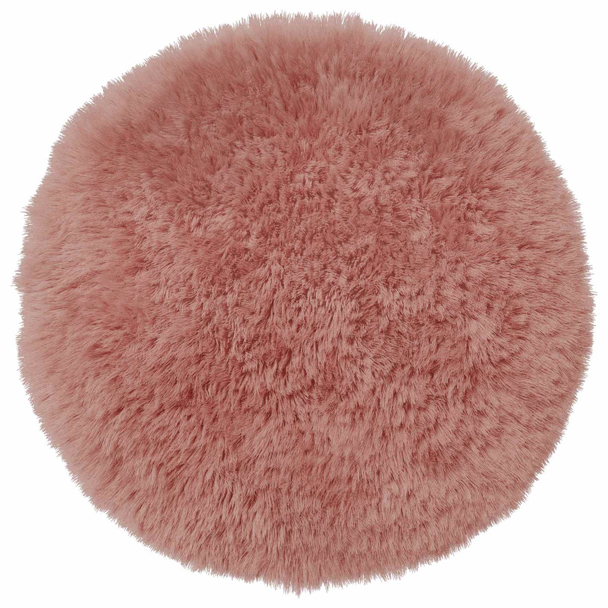 Cushion Cover 6 pcs HEERLEN Pink Ø 30 cm PV Fleece