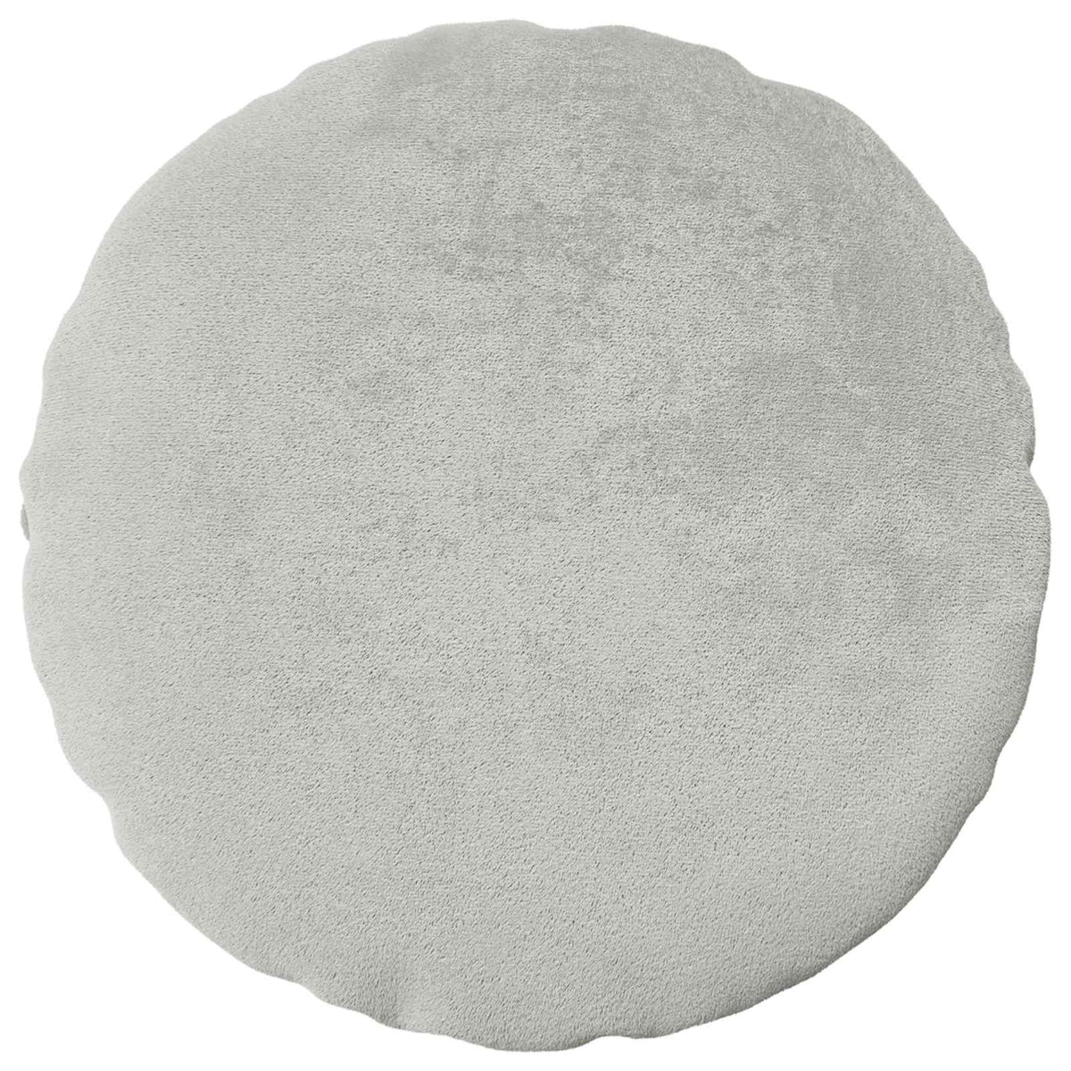 Cushion Cover 6 pcs HEERLEN Light Grey Ø 30 cm Flannel