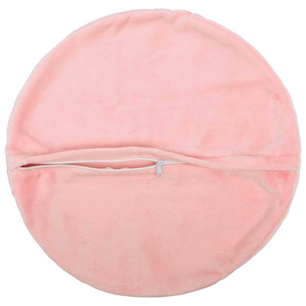 Cushion Cover 6 pcs HEERLEN Pink Ø 30 cm Flannel