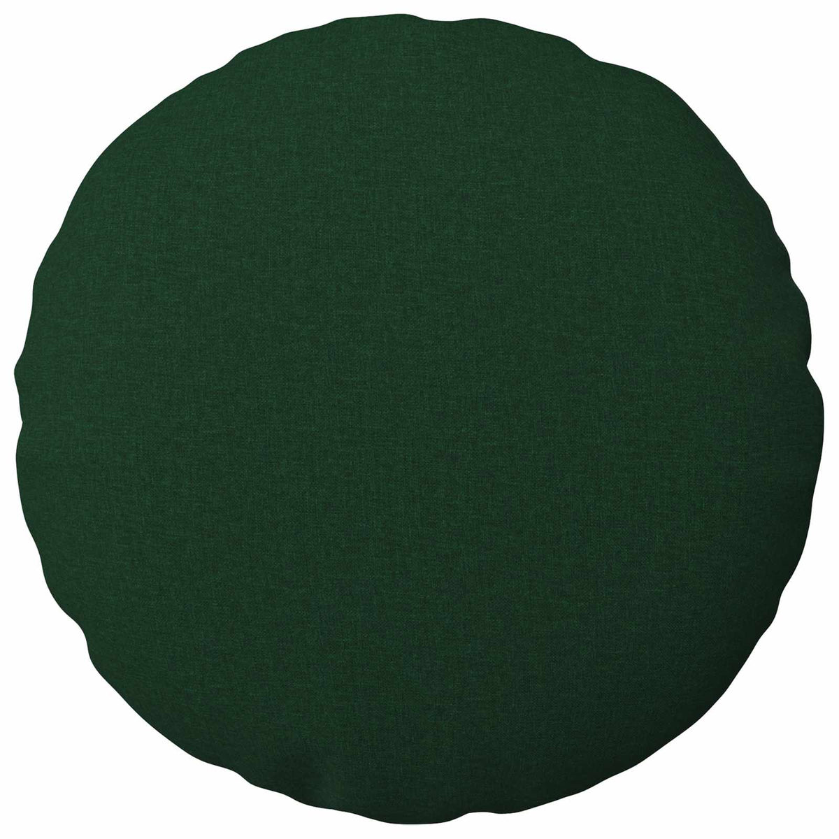 Cushion Cover 6 pcs HEERLEN Dark Green Ø 40 cm Fabric