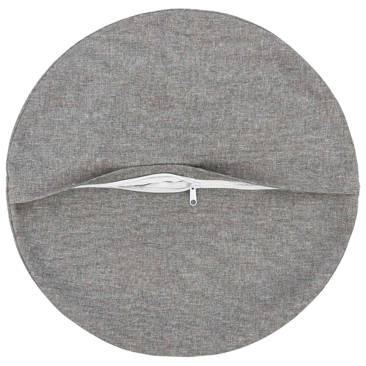 Cushion Cover 6 pcs HEERLEN Cloud Grey Ø 40 cm Fabric