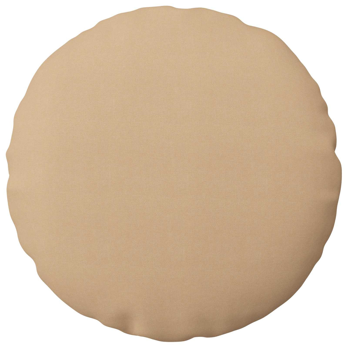 Cushion Cover 6 pcs HEERLEN Cream Ø 40 cm Fabric