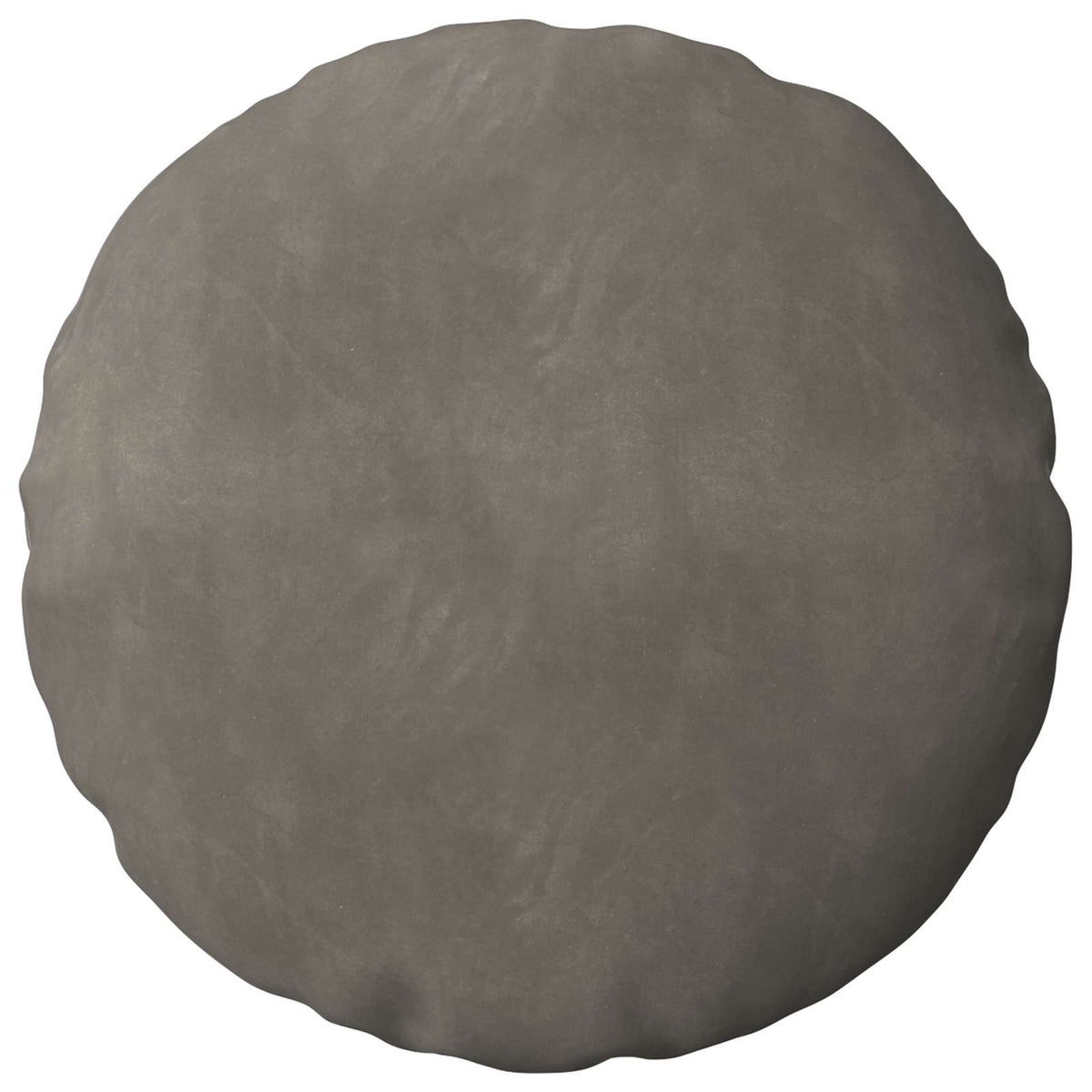 Cushion Cover 6 pcs HEERLEN Light Grey Ø 40 cm Velvet