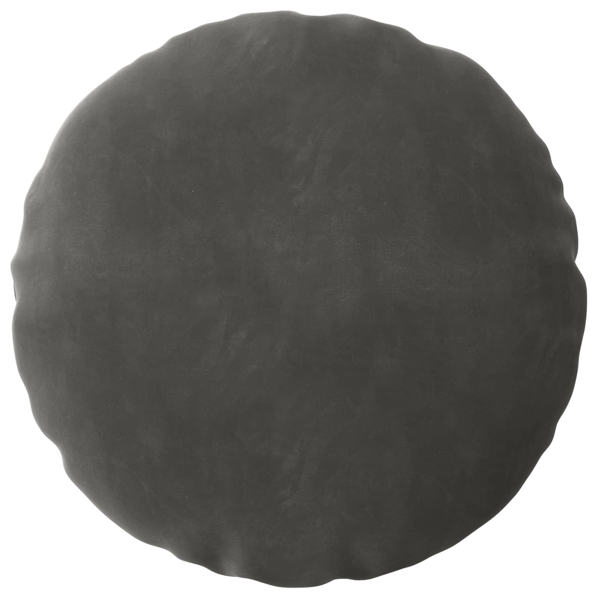 Cushion Cover 6 pcs HEERLEN Dark Grey Ø 40 cm Velvet