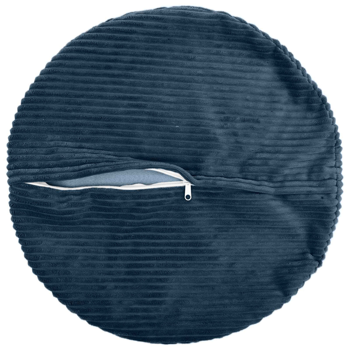 Cushion Cover 6 pcs HEERLEN Navy Blue Ø 40 cm Corduroy
