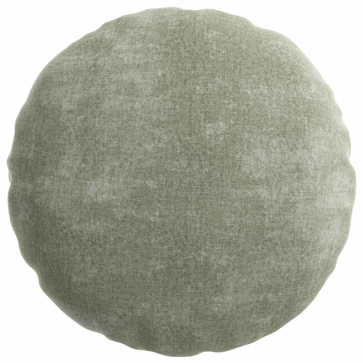 Cushion Cover 2 pcs HEERLEN Green Ø 40 cm Chenille Fabric