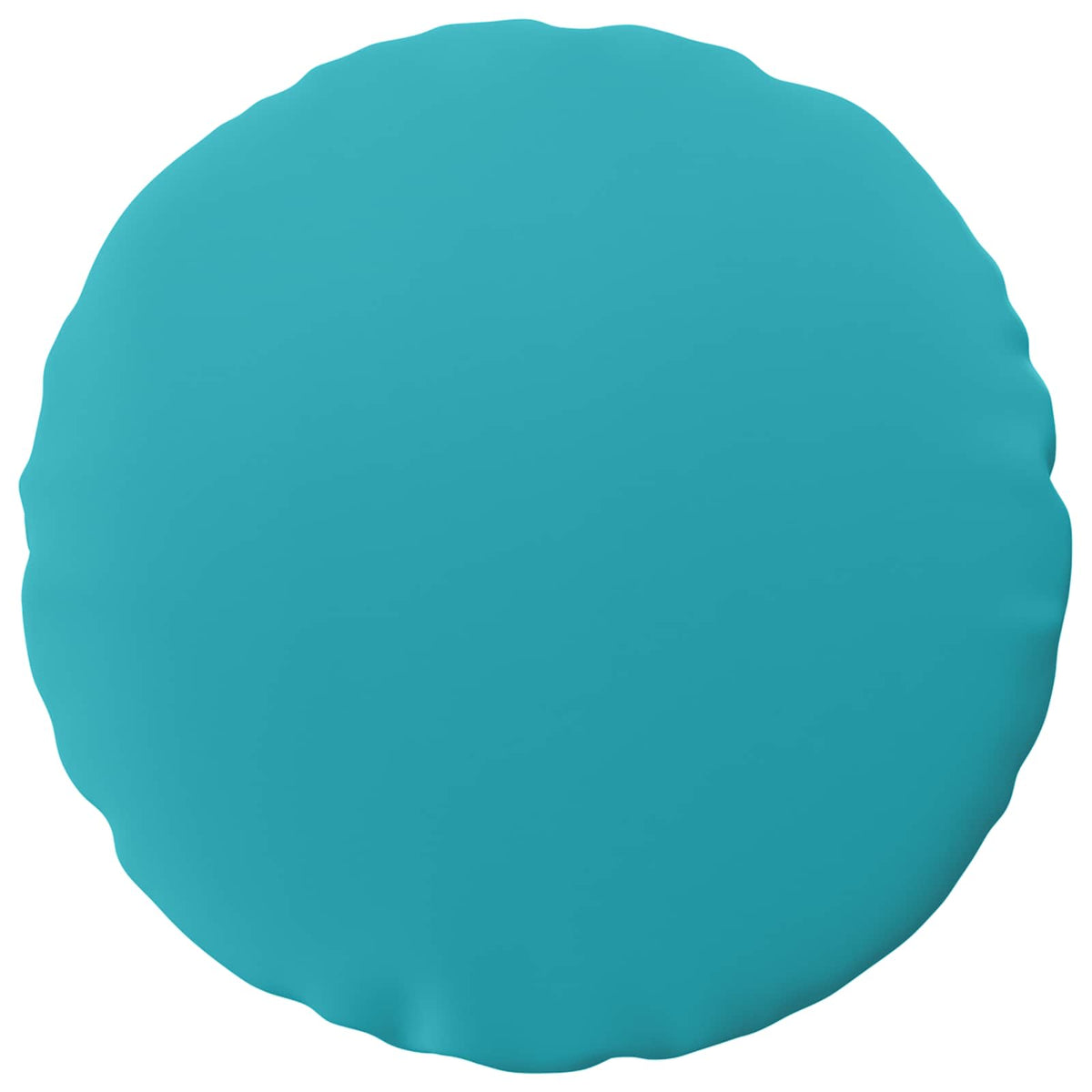 Cushion Cover 6 pcs HEERLEN Turquoise Ø 40 cm Polyester