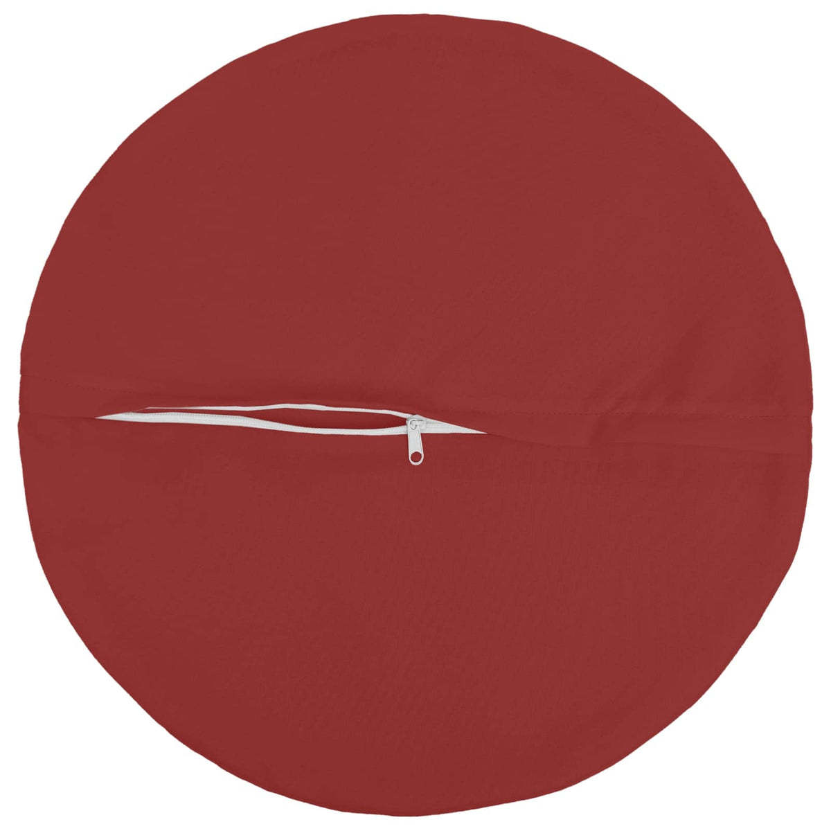 Cushion Cover 6 pcs HEERLEN Wine Red Ø 40 cm Polyester