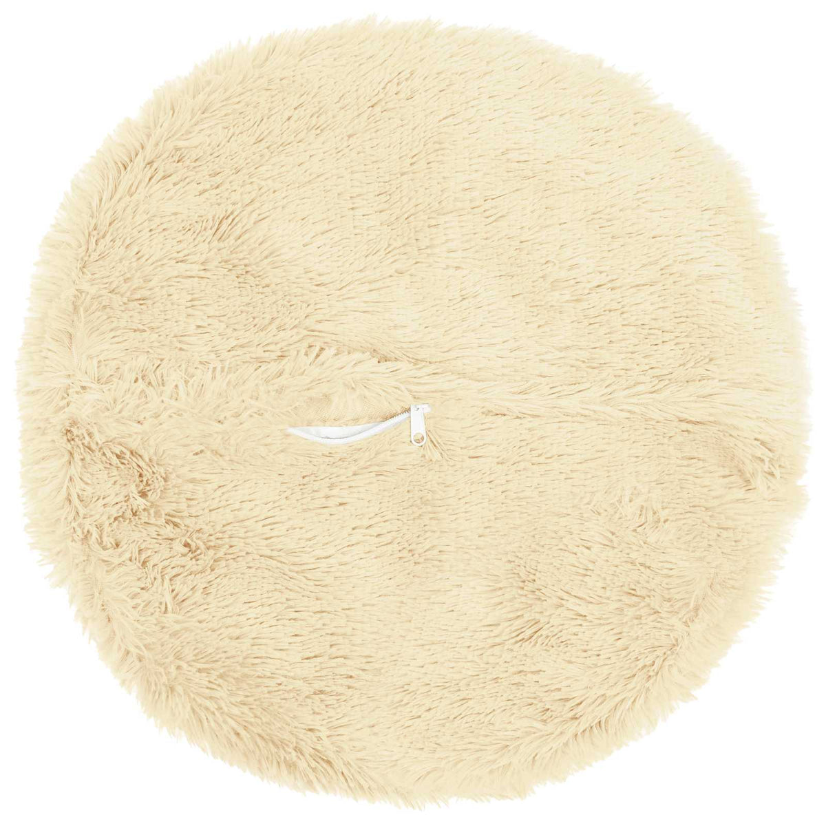 Cushion Cover 6 pcs HEERLEN Cream Ø 40 cm PV Fleece