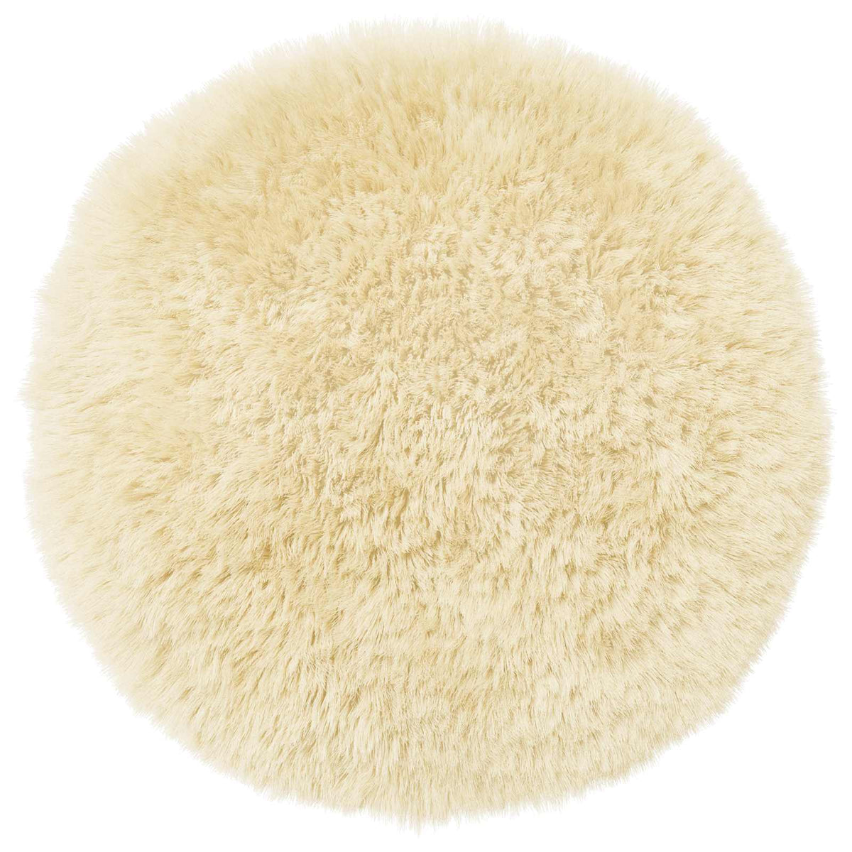 Cushion Cover 6 pcs HEERLEN Cream Ø 40 cm PV Fleece