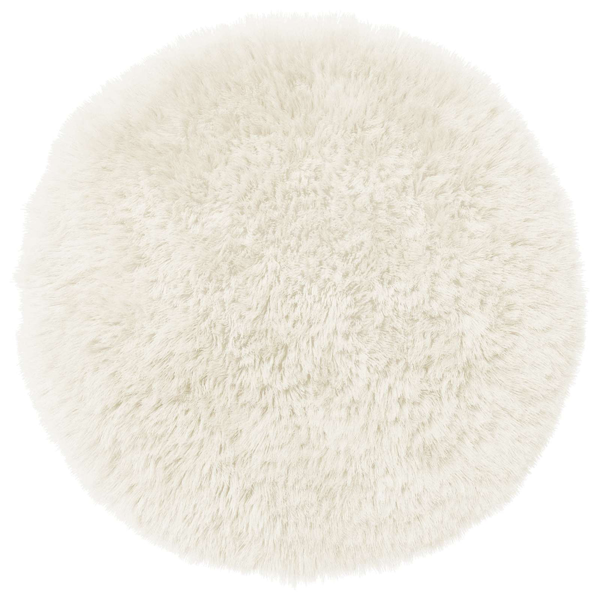 Cushion Cover 6 pcs HEERLEN White Ø 40 cm PV Fleece