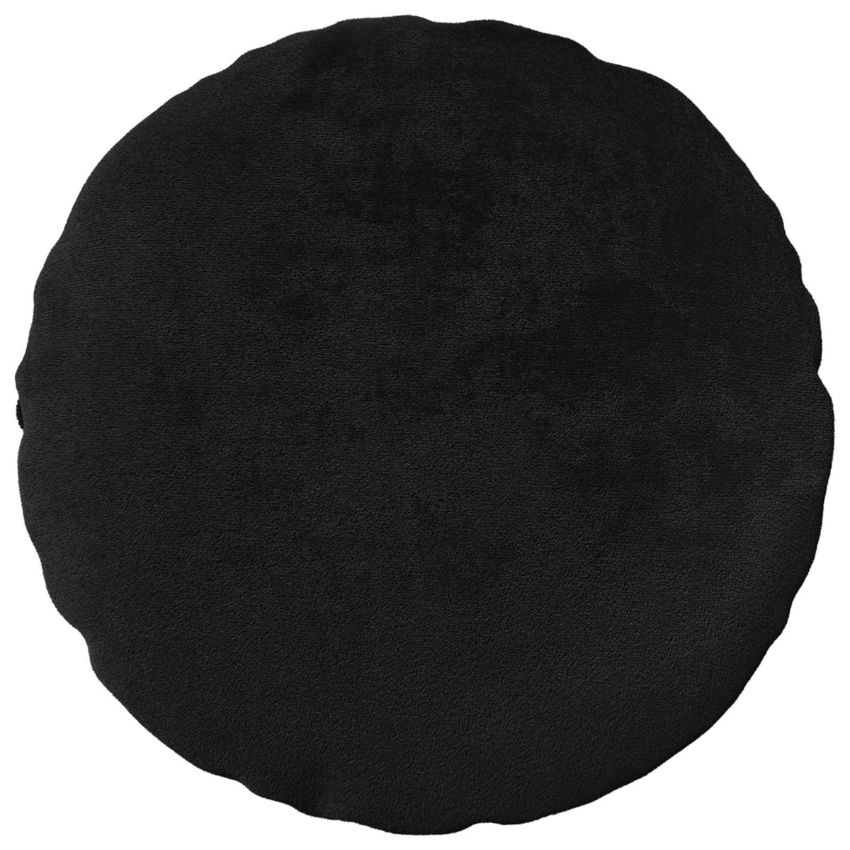 Cushion Cover 6 pcs HEERLEN Black Dia. 40 cm Flannel