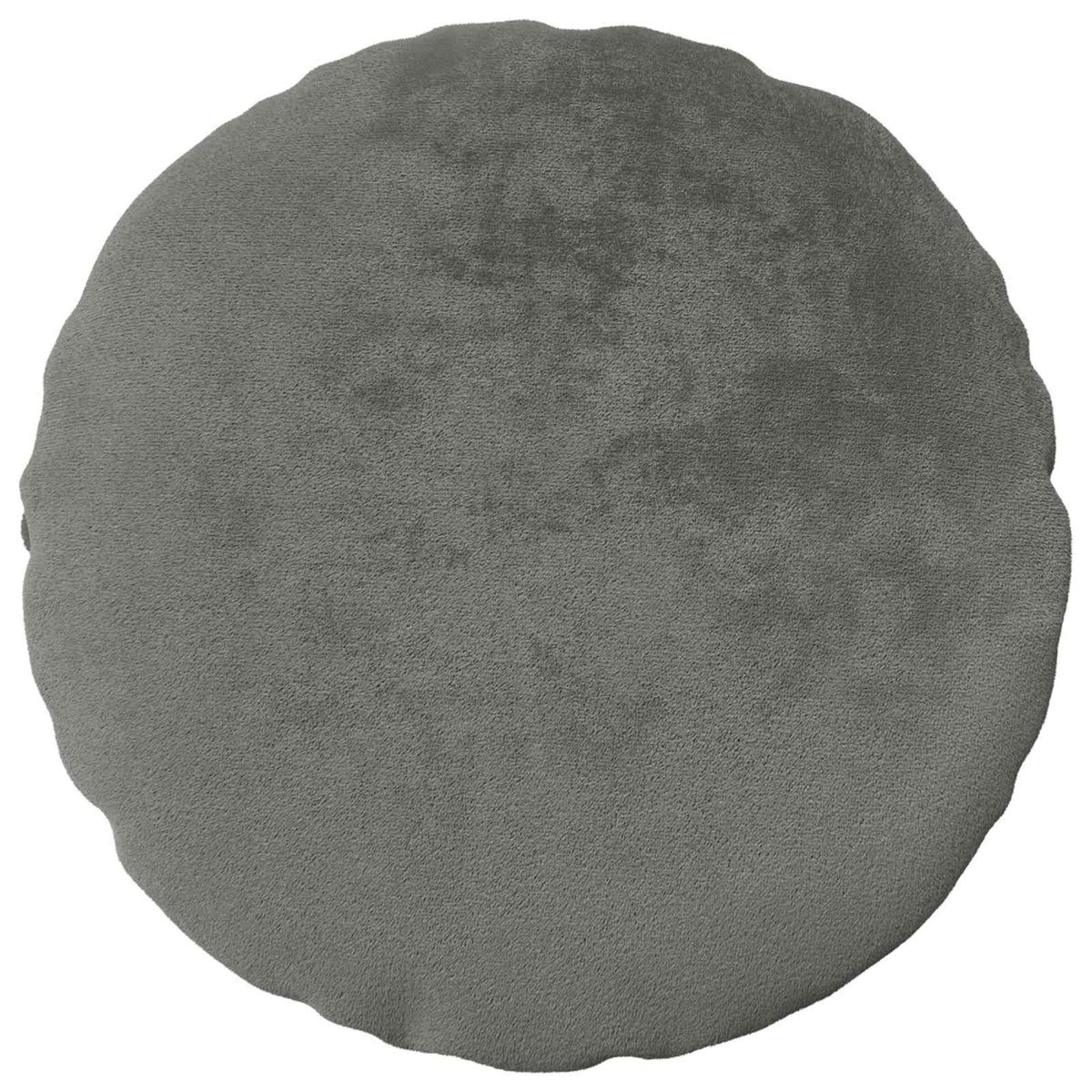 Cushion Cover 6 pcs HEERLEN Dark Grey Dia. 40 cm Flannel