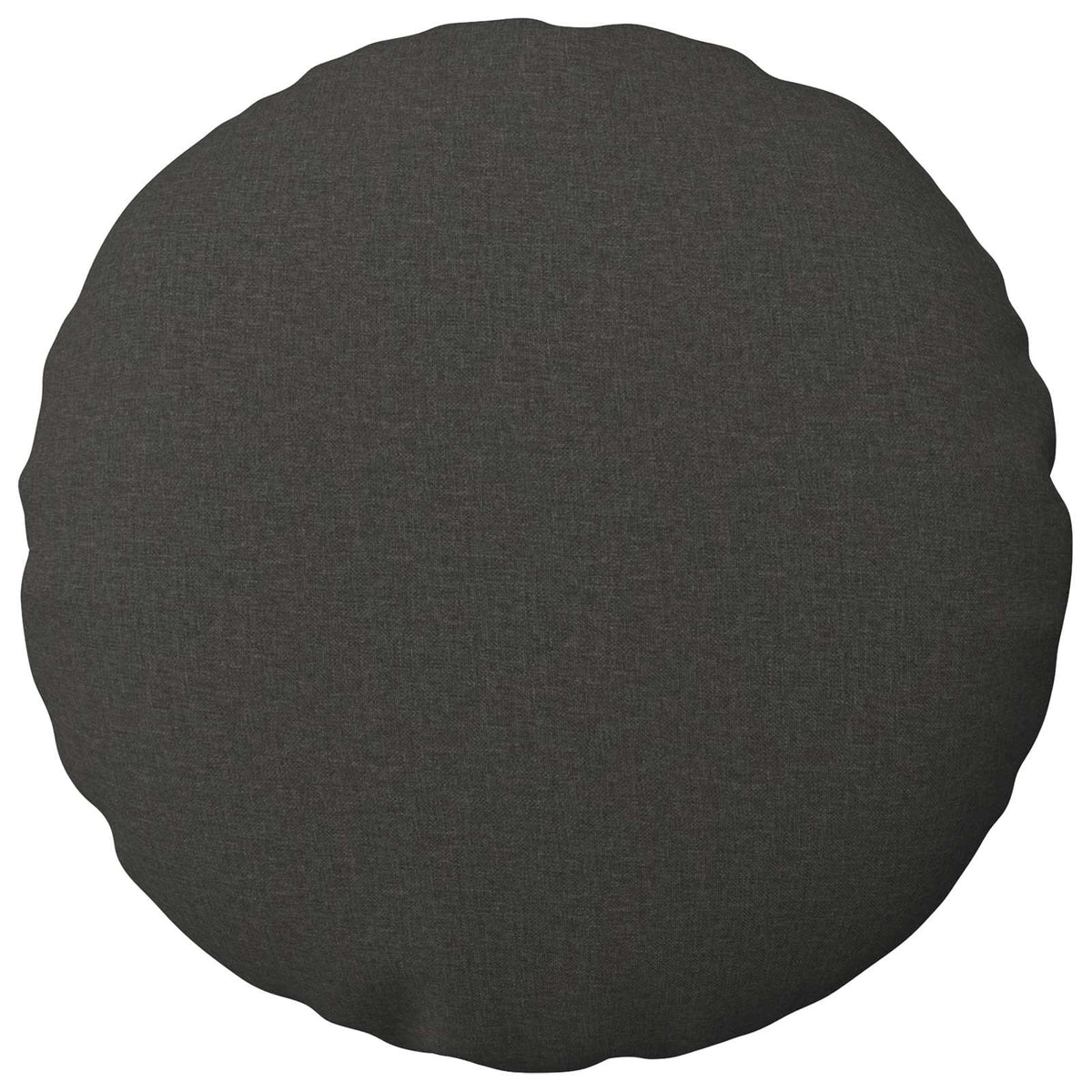 Cushion Cover 6 pcs HEERLEN Dark Grey Dia. 50 cm Fabric