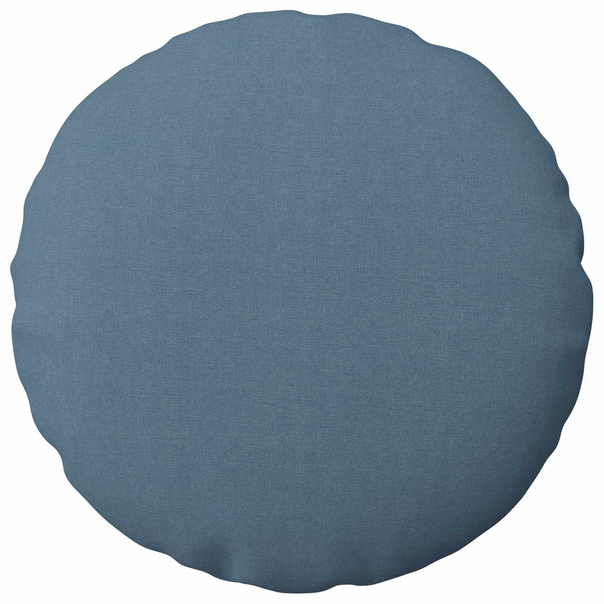 Cushion Cover 6 pcs HEERLEN Jeans Blue Ø 50 cm Fabric