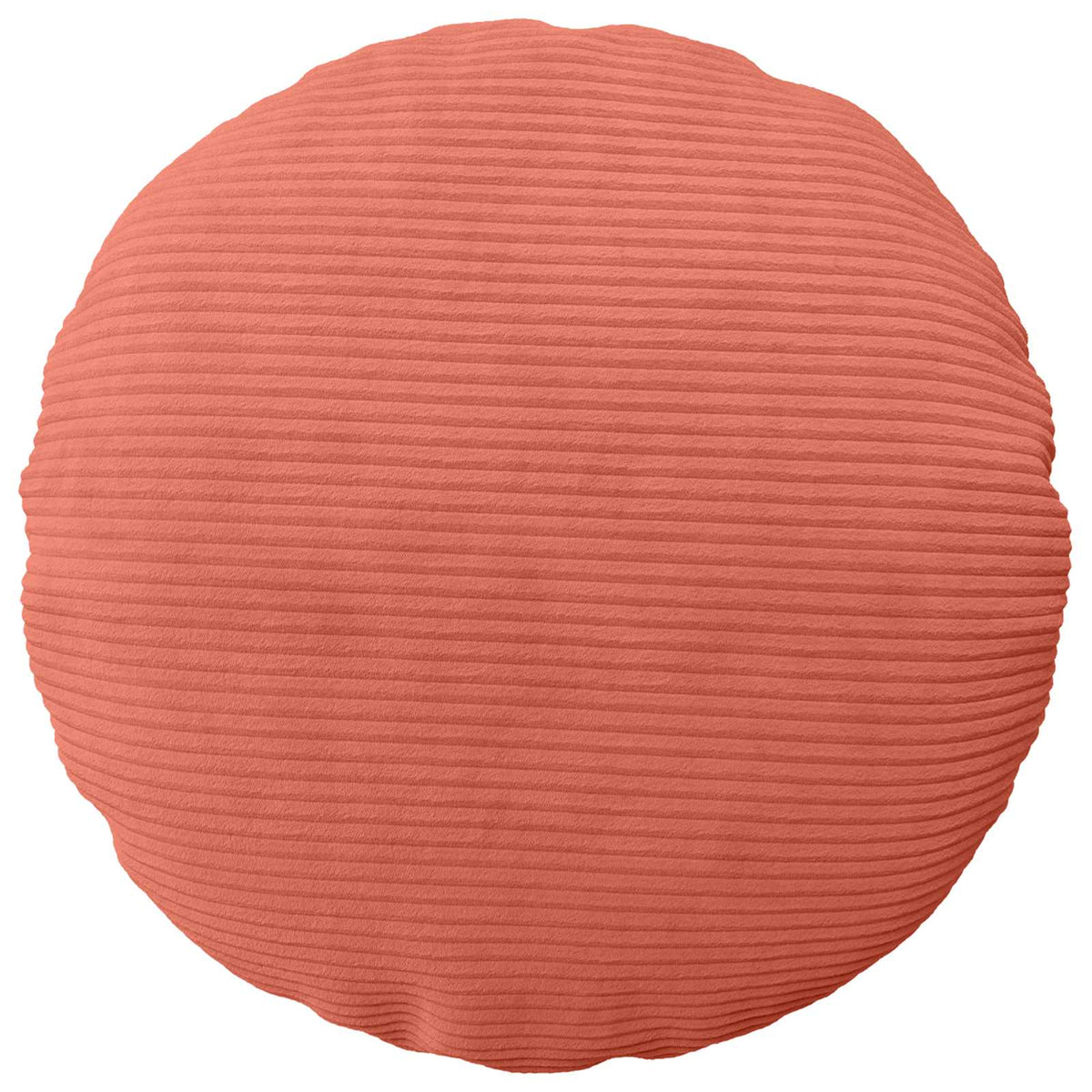 Cushion Cover 6 pcs HEERLEN Red Orange Dia. 50 cm Corduroy