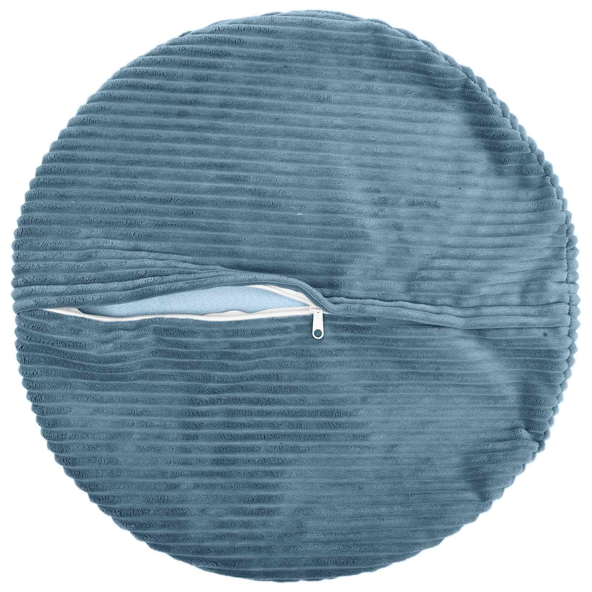 Cushion Cover 6 pcs HEERLEN Blue Ø 50 cm Corduroy