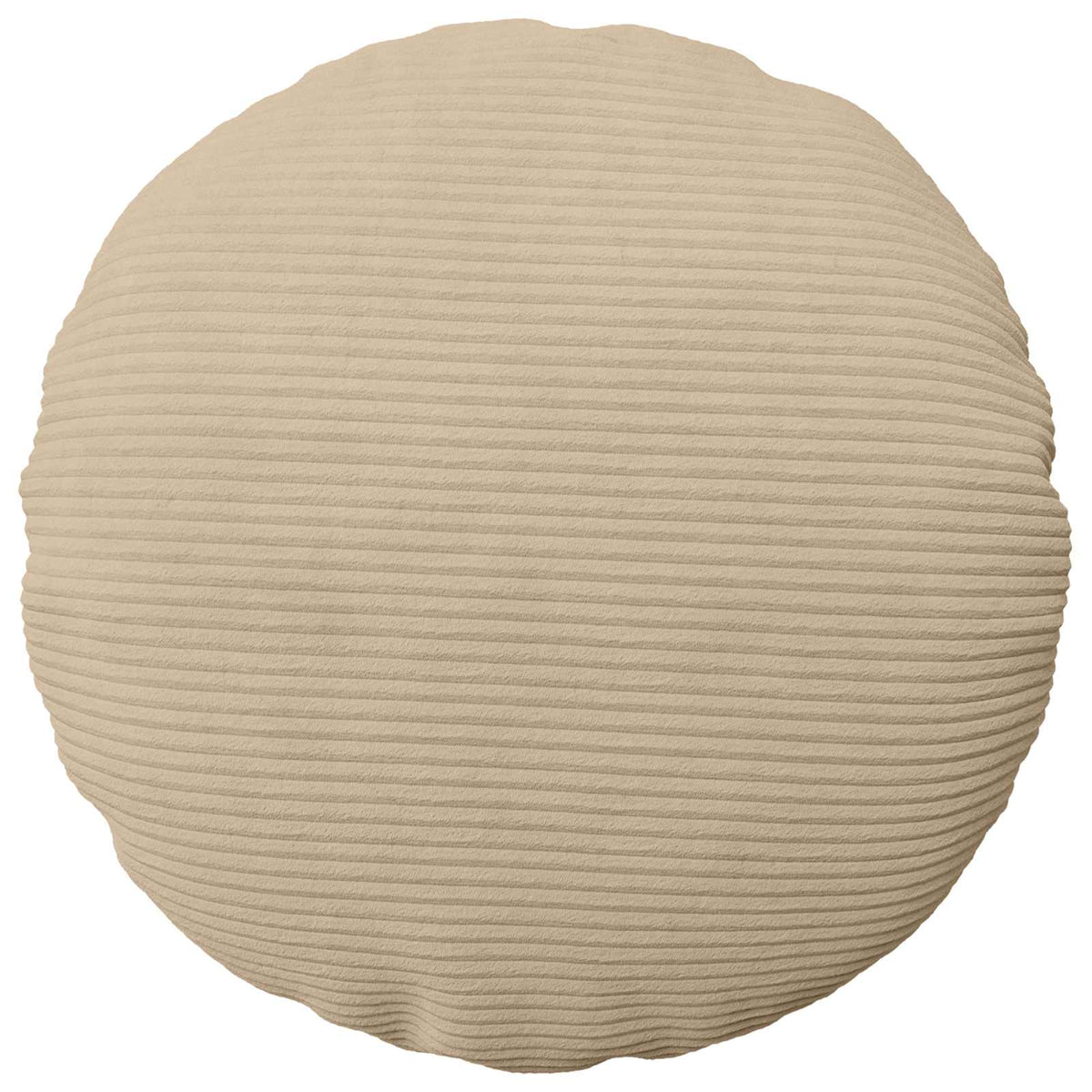 Cushion Cover 2 pcs HEERLEN Taupe Ø 50 cm Corduroy