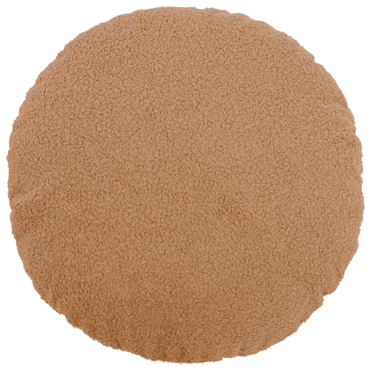 Cushion Cover 6 pcs HEERLEN Beige Ø 50 cm Bouclé