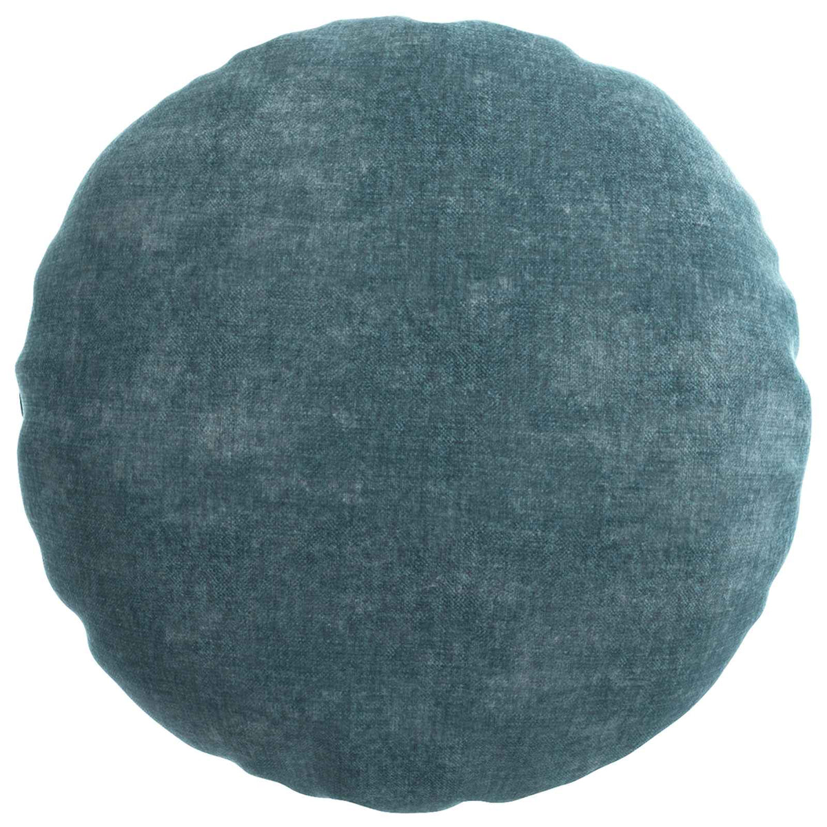 Cushion Cover 2 pcs HEERLEN Blue Ø 50 cm Chenille Fabric