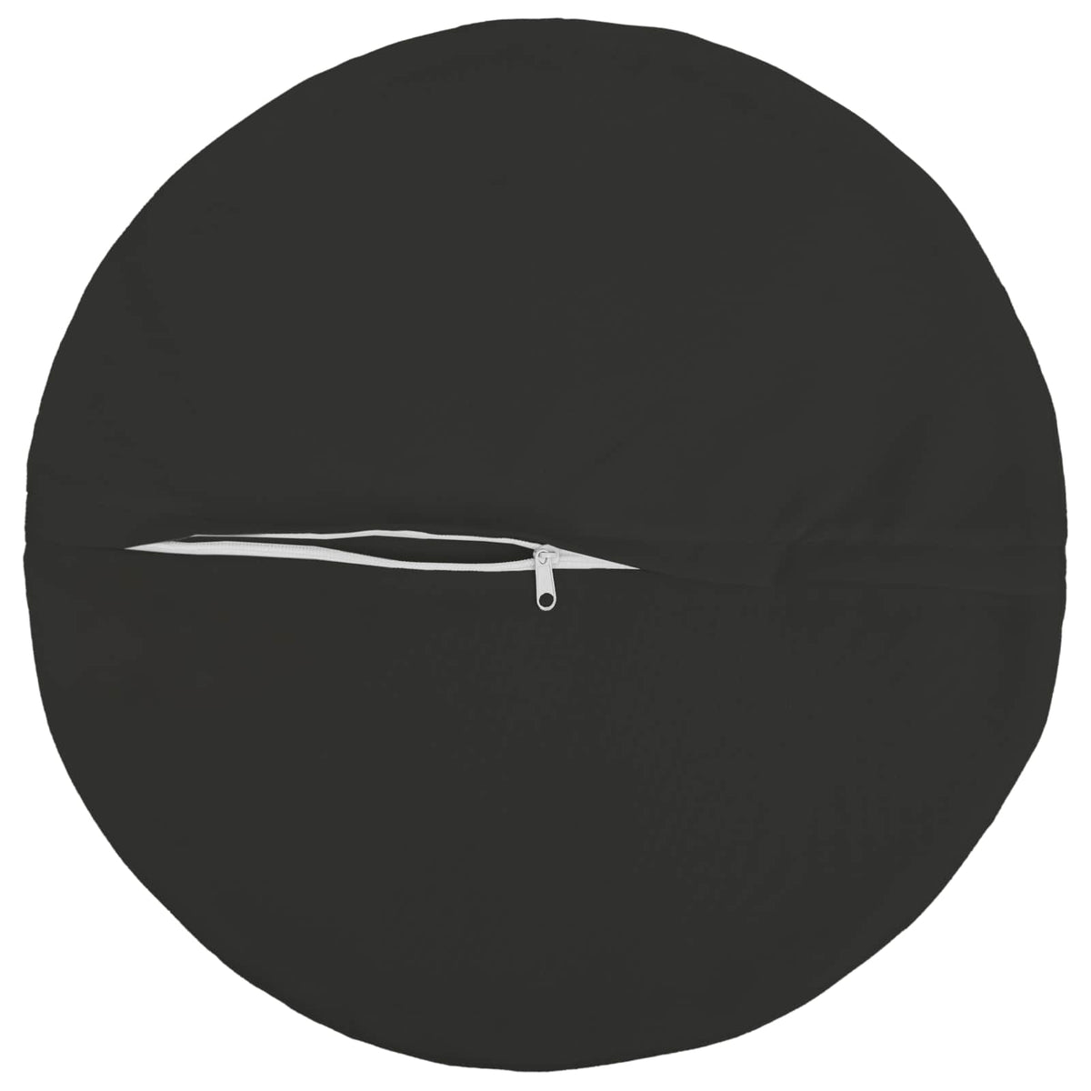 Cushion Cover 6 pcs HEERLEN Black Ø 50 cm Polyester