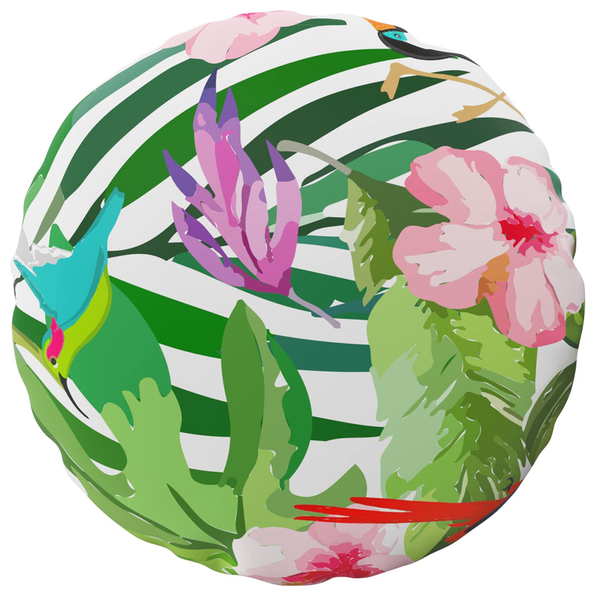Cushion Cover 6 pcs HEERLEN Multicolour Ø 50 cm Polyester