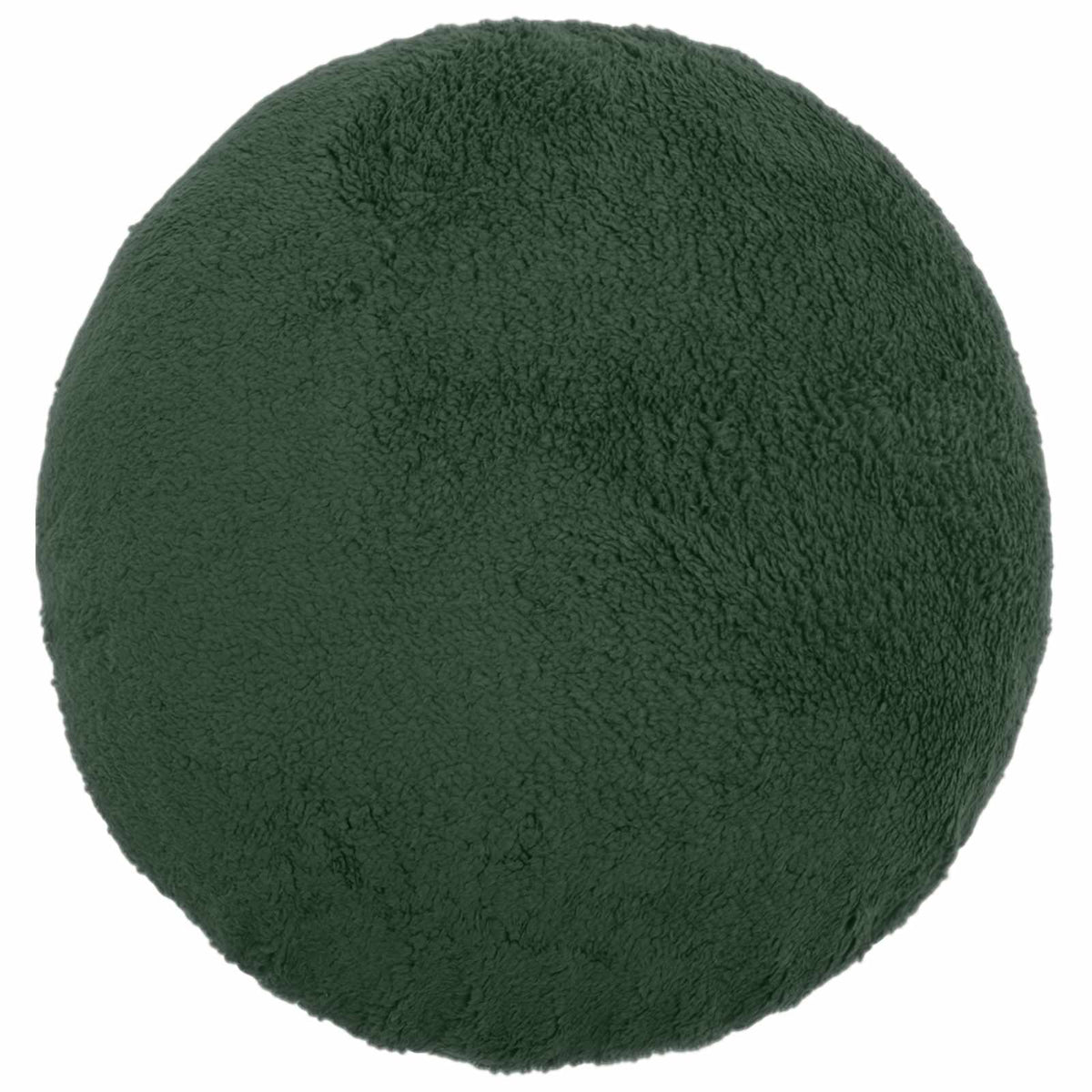 Cushion Cover 6 pcs HEERLEN Dark Green Dia. 50 cm Bouclé