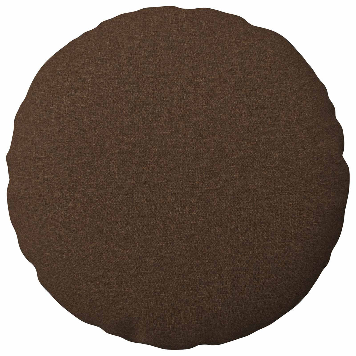 Cushion Cover 6 pcs HEERLEN Brown Ø 60 cm Fabric