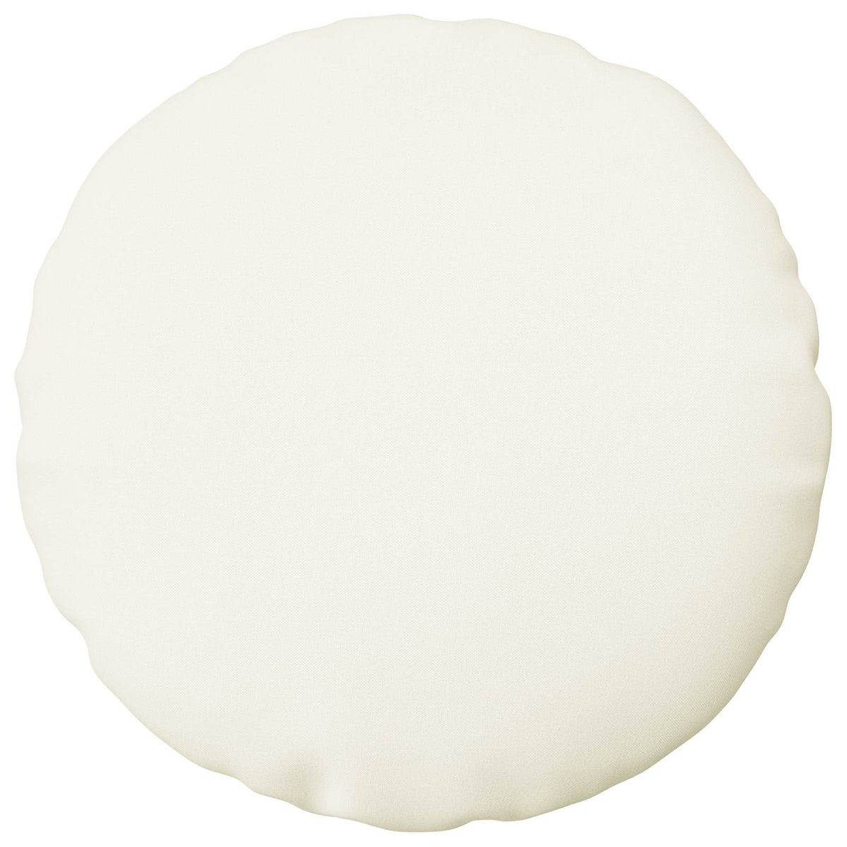 Cushion Cover 6 pcs HEERLEN White Ø 60 cm Fabric