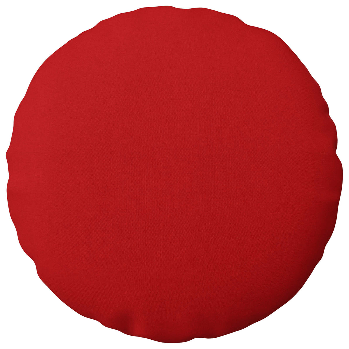 Cushion Cover 2 pcs HEERLEN Red Ø 60 cm Fabric
