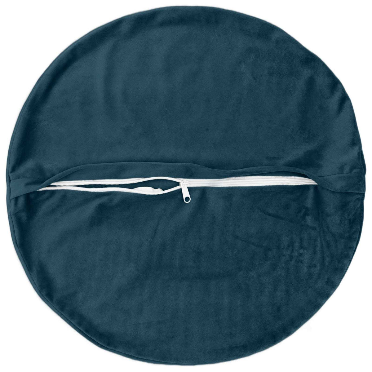 Cushion Cover 6 pcs HEERLEN Blue Ø 60 cm Velvet