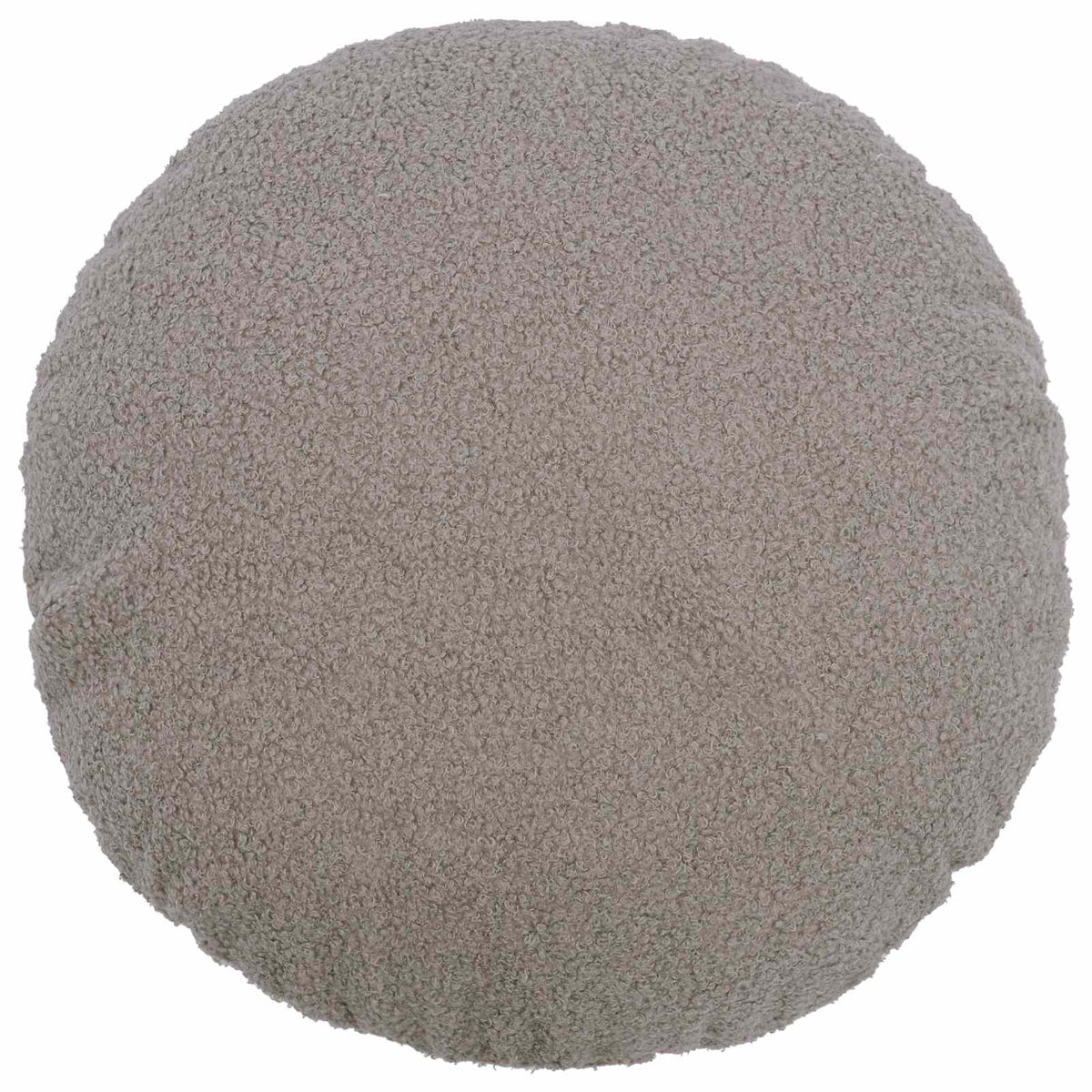 Cushion Cover 2 pcs HEERLEN Light Grey Ø 60 cm Bouclé