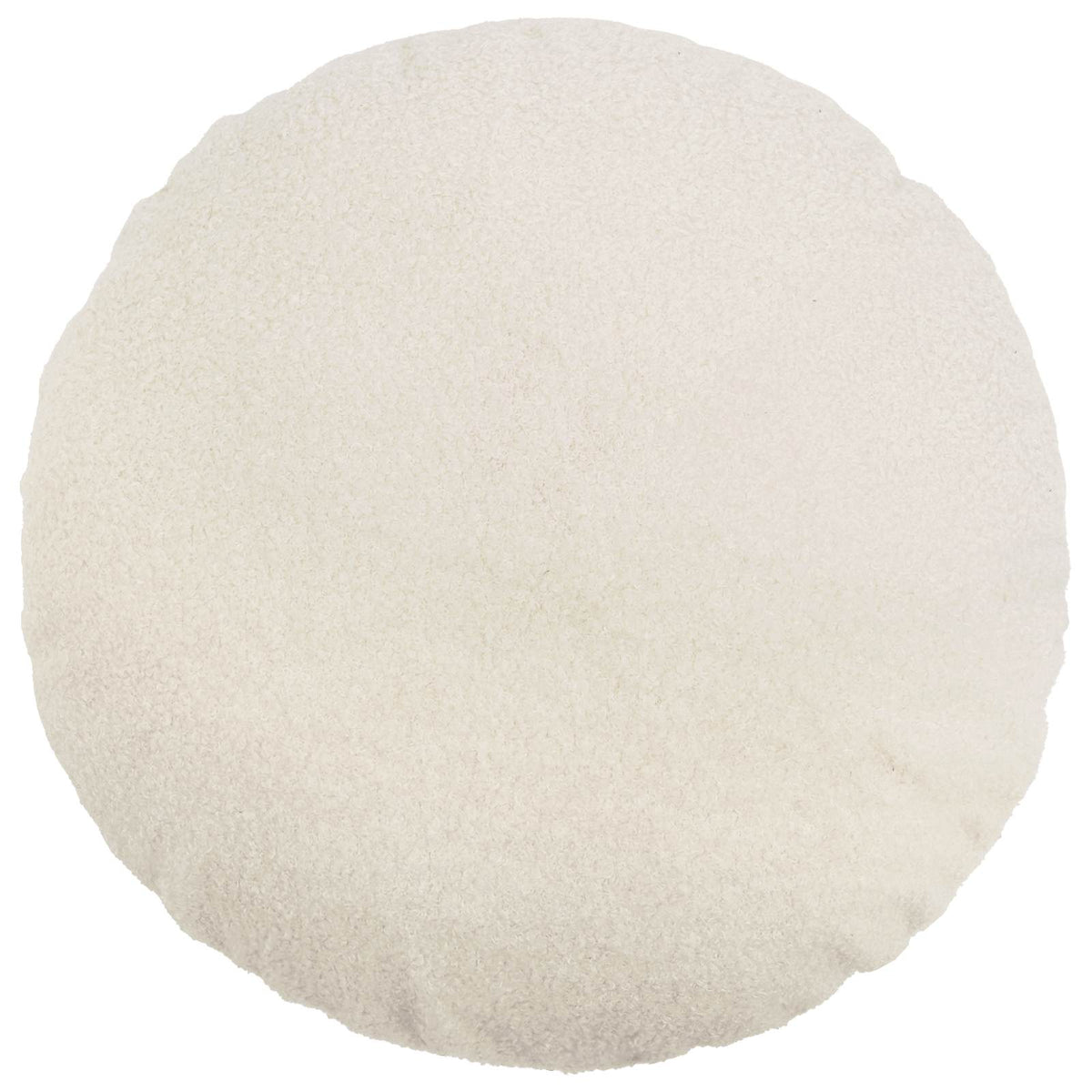 Cushion Cover 2 pcs HEERLEN Cream Ø 60 cm Bouclé