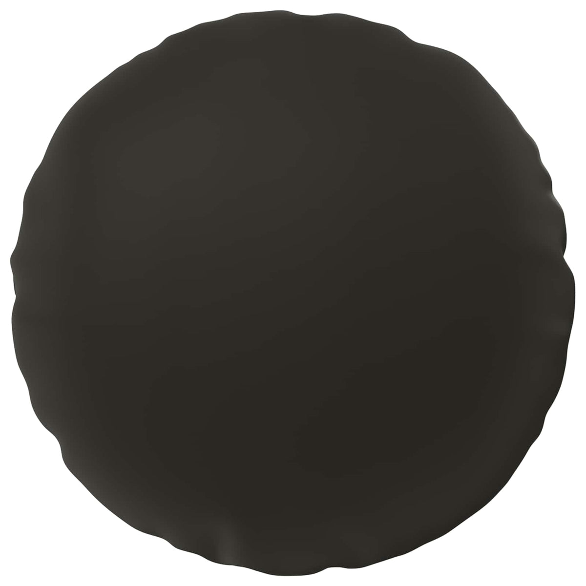 Cushion Cover 6 pcs HEERLEN Black Ø 60 cm Polyester