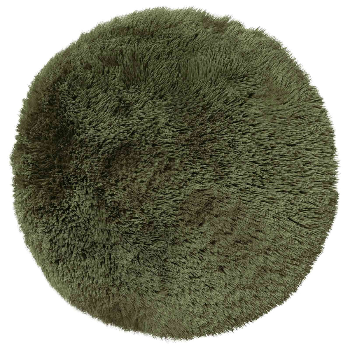 Cushion Cover 6 pcs HEERLEN Green Ø 60 cm PV Fleece
