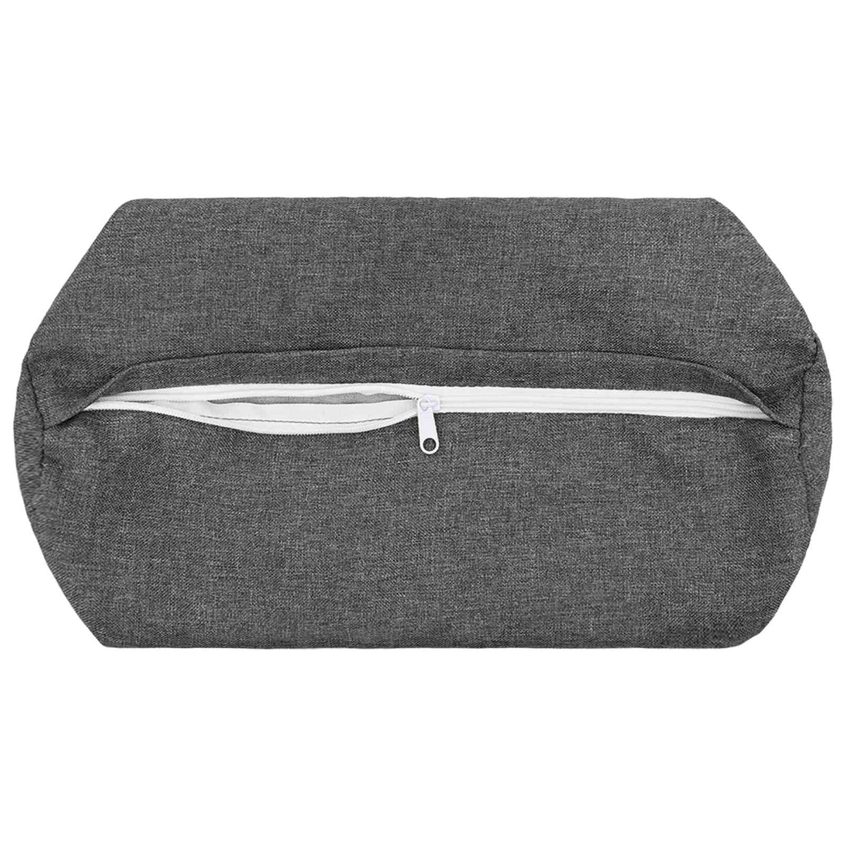 Cushion Cover 6 pcs HEERLEN Light Grey Dia. 15 x 40 cm Fabric