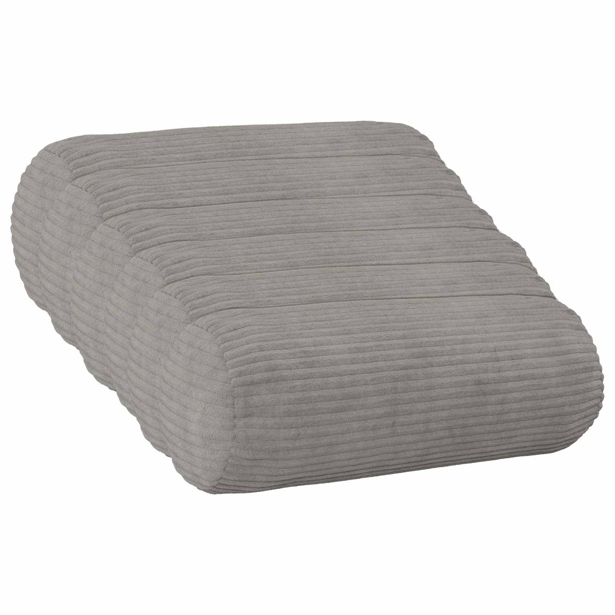 Cushion Cover 6 pcs HEERLEN Light Grey Ø 15 x 40 cm Corduroy