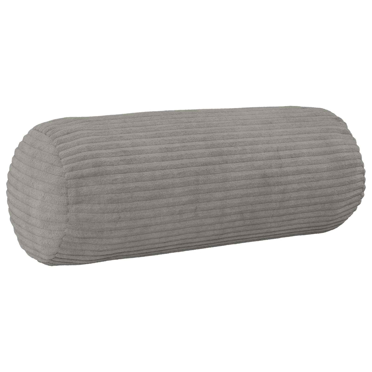 Cushion Cover 6 pcs HEERLEN Light Grey Ø 15 x 40 cm Corduroy