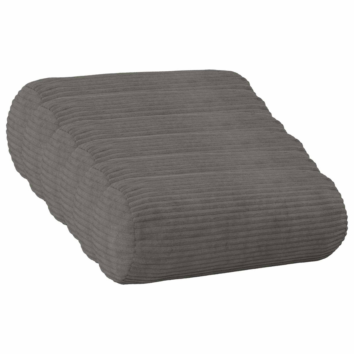 Cushion Cover 6 pcs HEERLEN Dark Grey Ø 15 x 40 cm Corduroy