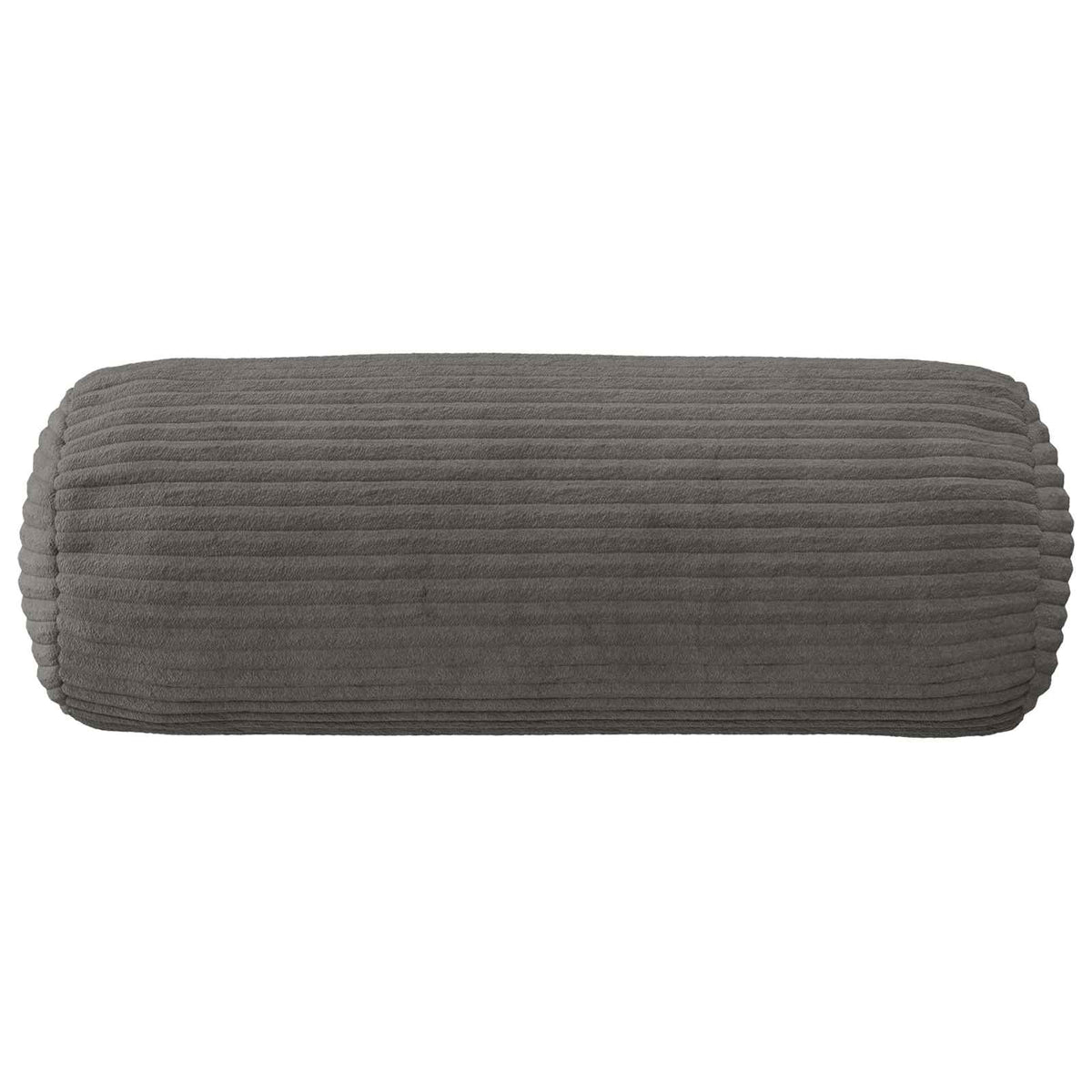 Cushion Cover 6 pcs HEERLEN Dark Grey Ø 15 x 40 cm Corduroy