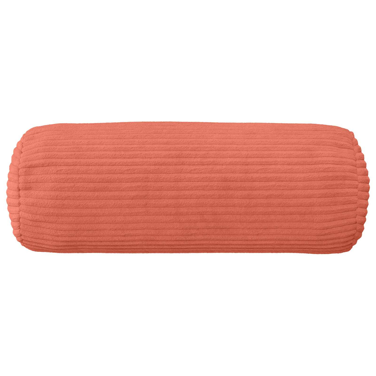 Cushion Cover 6 pcs HEERLEN Red Orange Ø 15 x 40 cm Corduroy