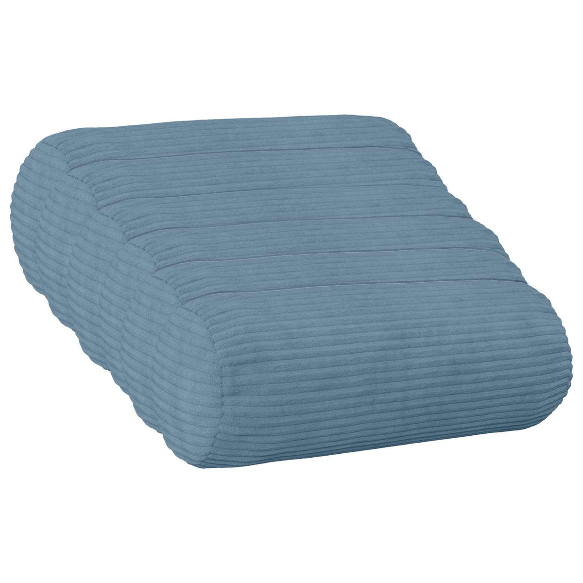 Cushion Cover 6 pcs HEERLEN Blue Ø 15 x 40 cm Corduroy
