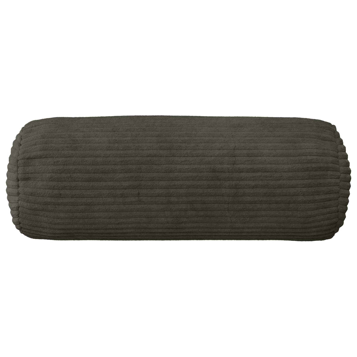 Cushion Cover 6 pcs HEERLEN Anthracite Ø 15 x 40 cm Corduroy
