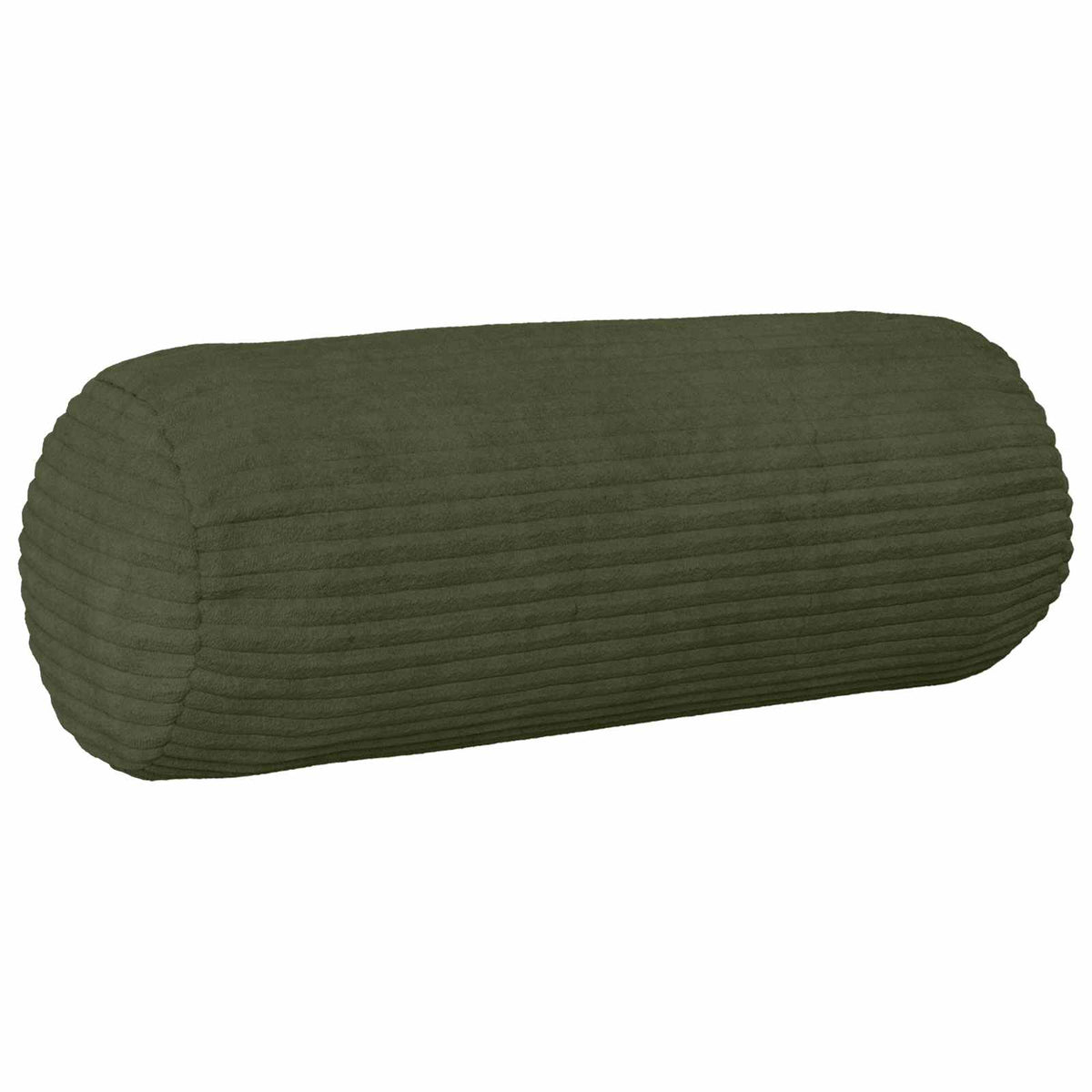 Cushion Cover 6 pcs HEERLEN Green Ø 15 x 40 cm Corduroy